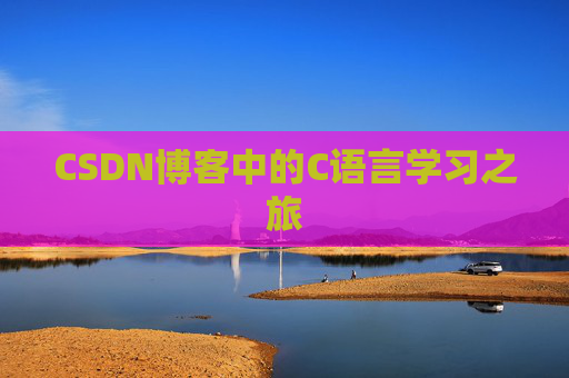 CSDN博客中的C语言学习之旅